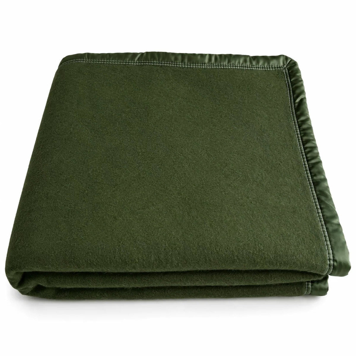 Green Wool Throw