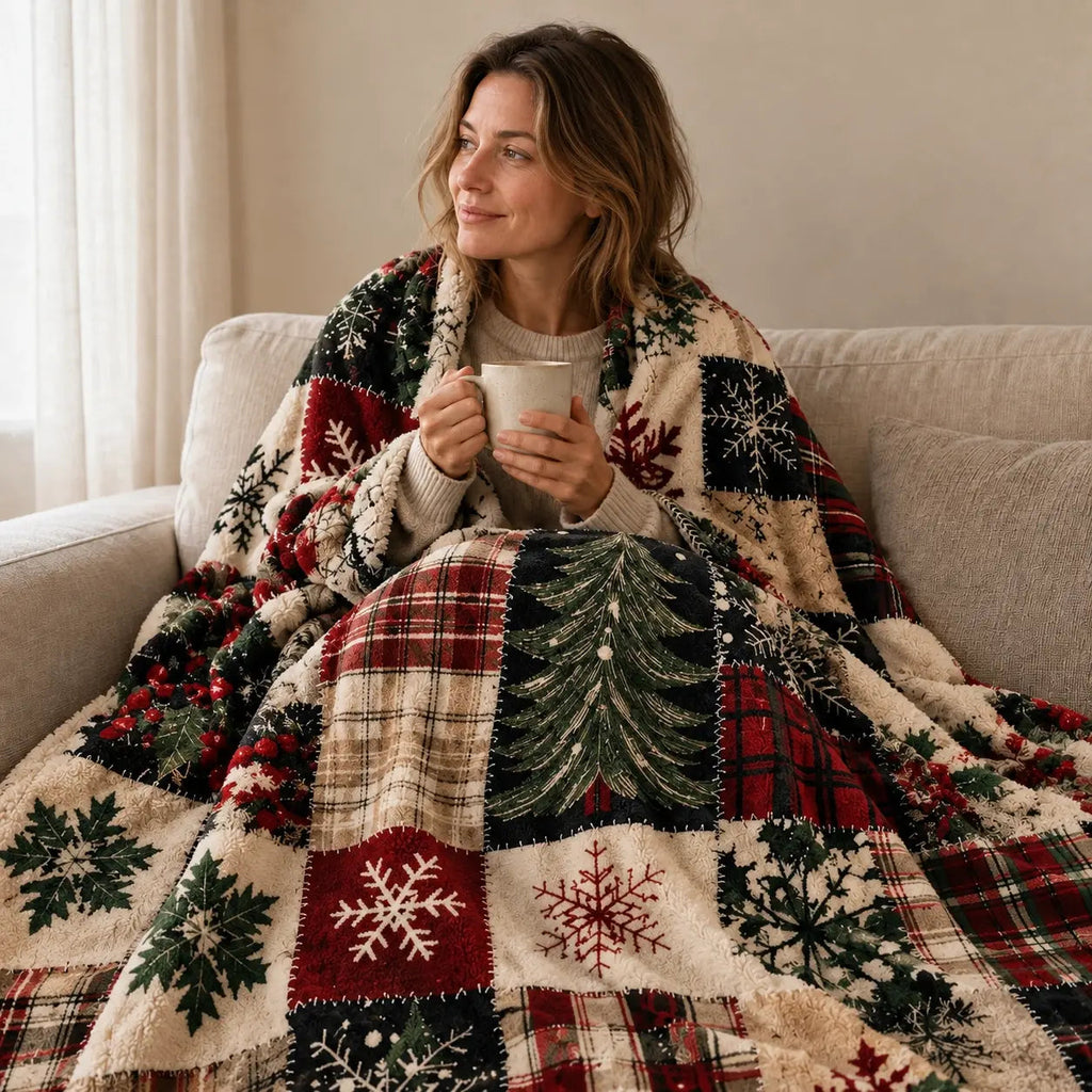 Large Christmas Throw