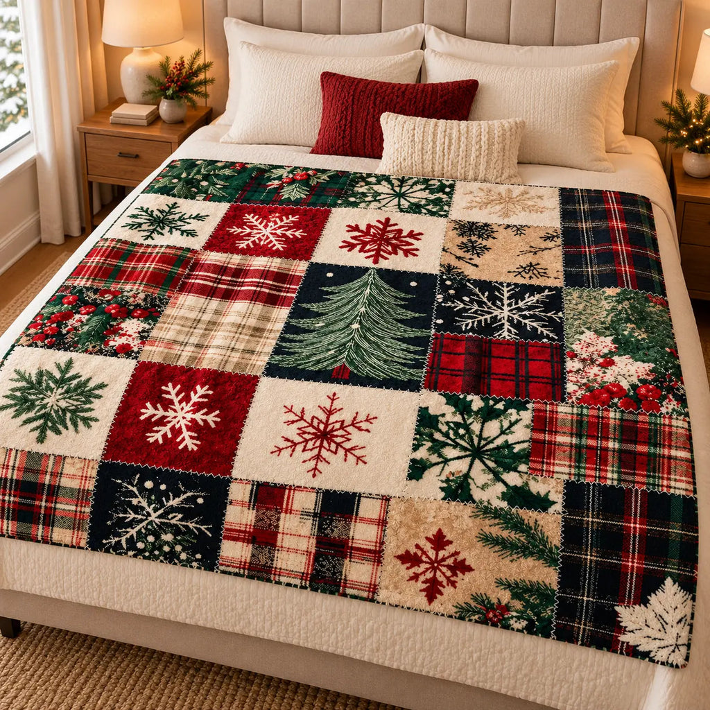 Large Christmas Throw
