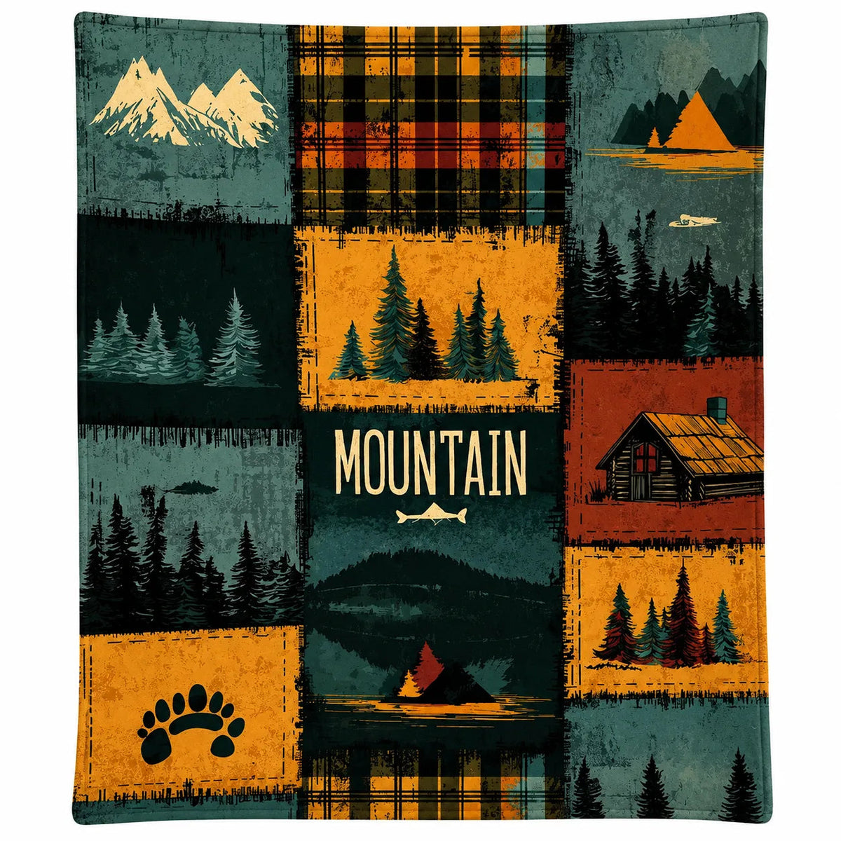 Patchwork Throw – Pattern 3 70x100cm