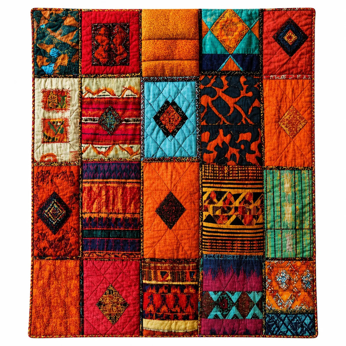 Patchwork Throw – Pattern 4 130x150cm