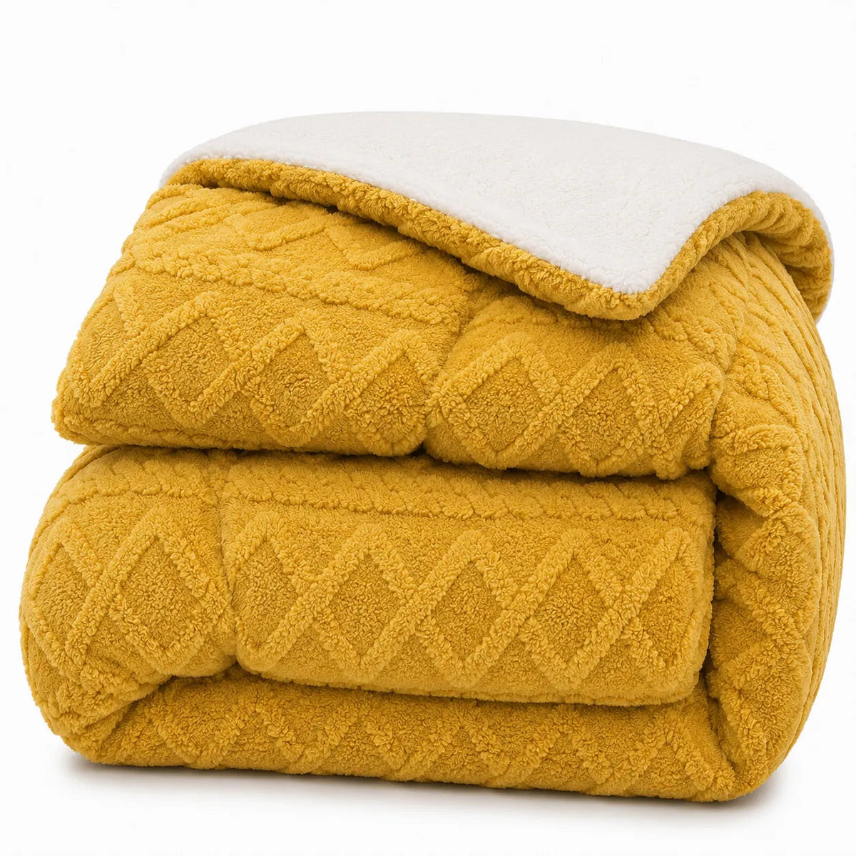 Raised-Pattern Weighted Throw – Pink 180x220cm