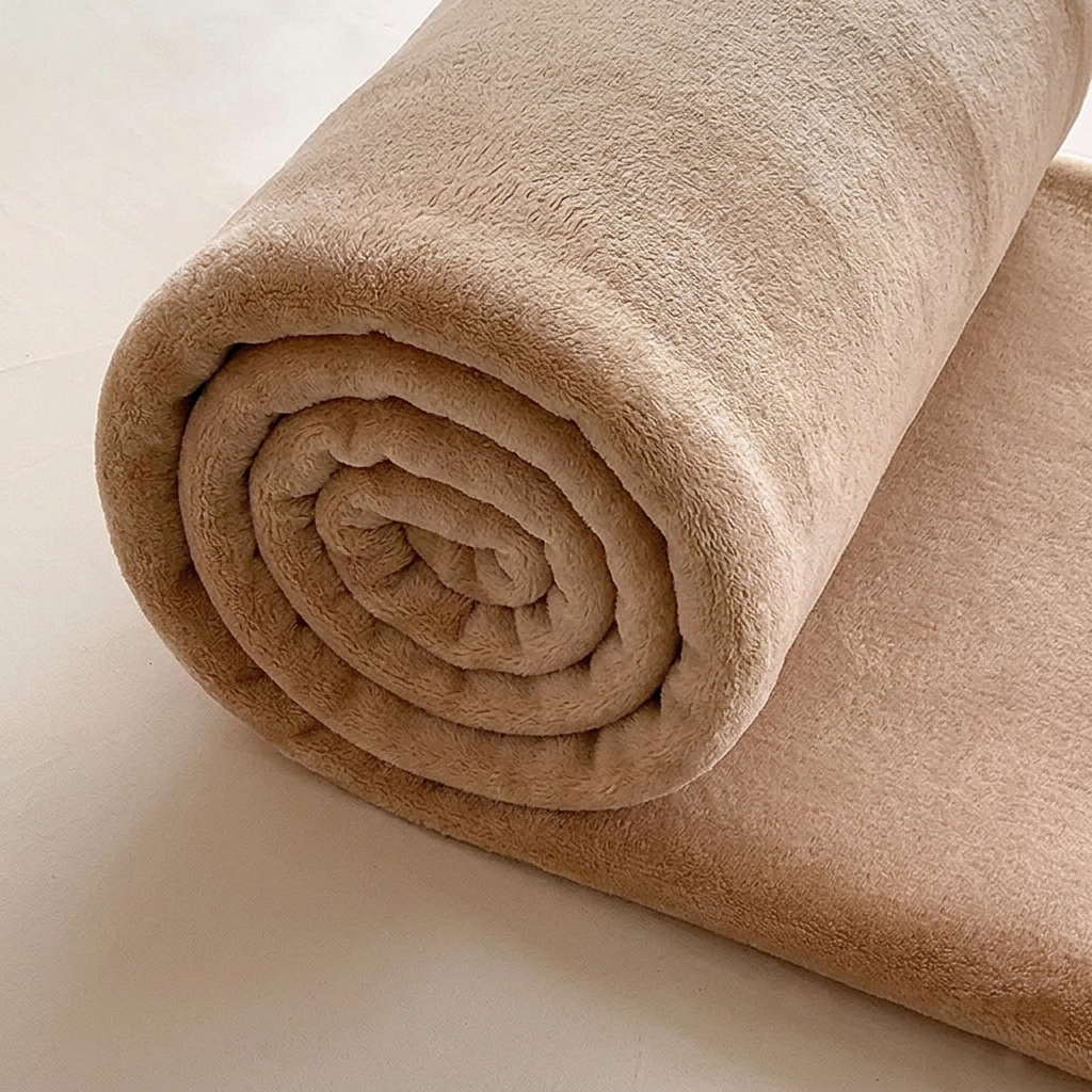 Cinnamon Soft Lightweight Flannel Throw