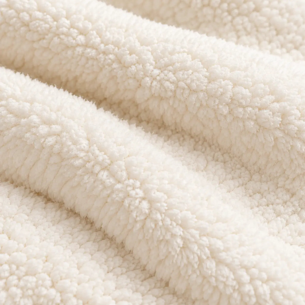 Cable Knit Cotton Throw for Sofa and Bed
