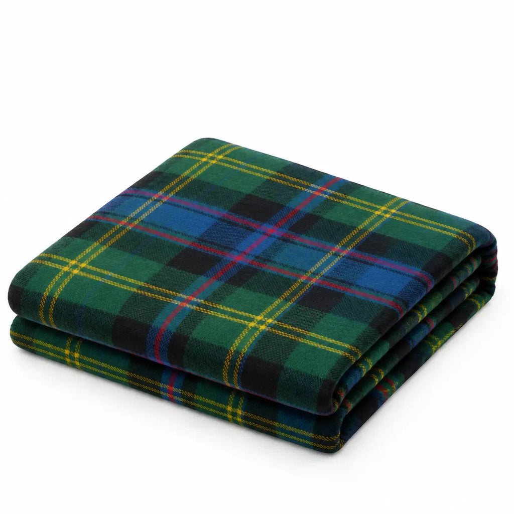 Tartan Sofa Throw – Black 150x125cm