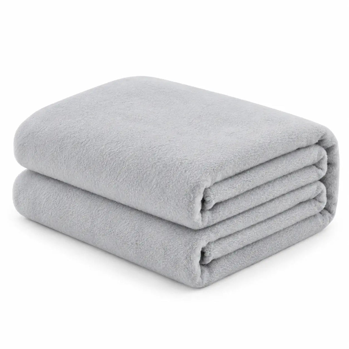 Warm Plain Fleece Throw – Dark grey 150x200cm
