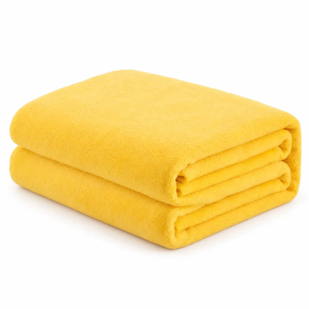 Warm Plain Fleece Throw – Dark grey 70x100cm